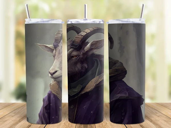 free goat tumbler wrap png design for 20 oz skinny tumbler free download k 1