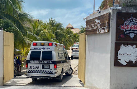 Se derrumba palapa de Club Albatros de Isla Mujeres con saldo de un muerto y seis heridos