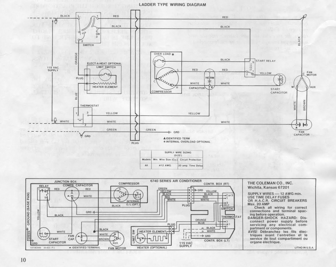 Coleman Rv Ac Wiring Diagram
