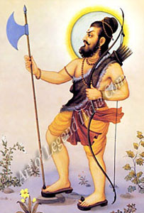 Vishnu as Parashurama