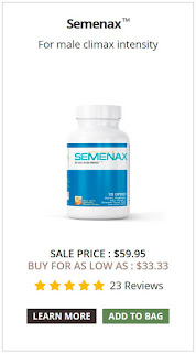 Semenax™ to Increase Semen Volume and Orgasm Intensity
