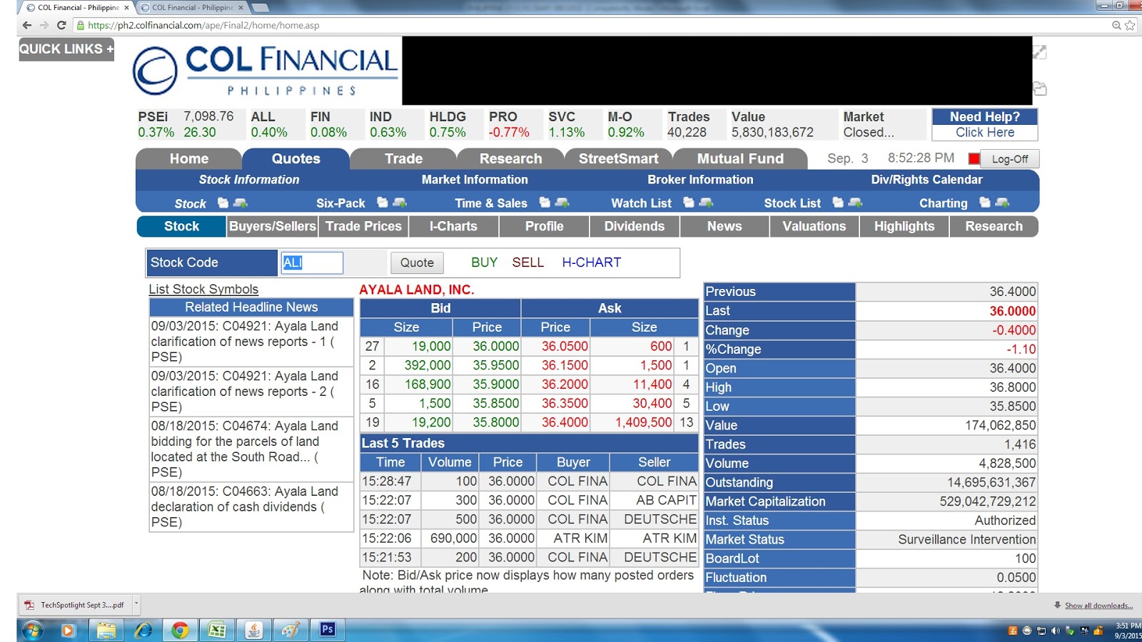 How to use Sample MS EXCEL spreadsheet? Philippine Stock 