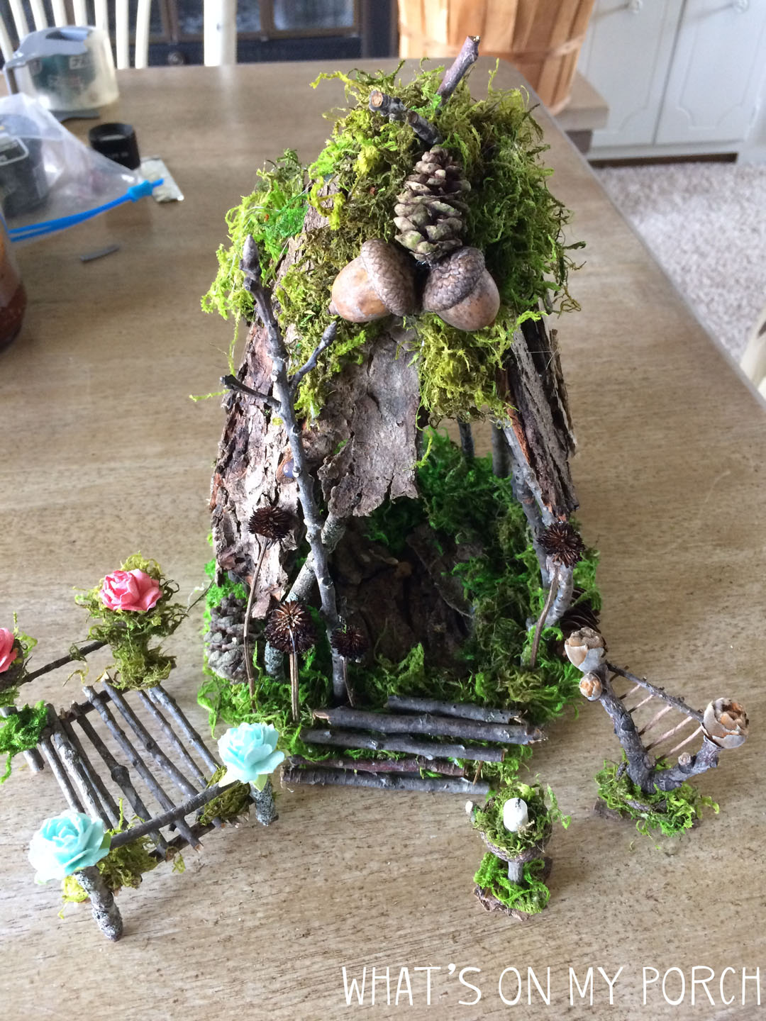 What's On My Porch: How To Make A Fairy House With Twigs 