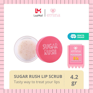 Lulur Bibir EMINA Sugar Rush 4.2 gr - Lulur Bibir