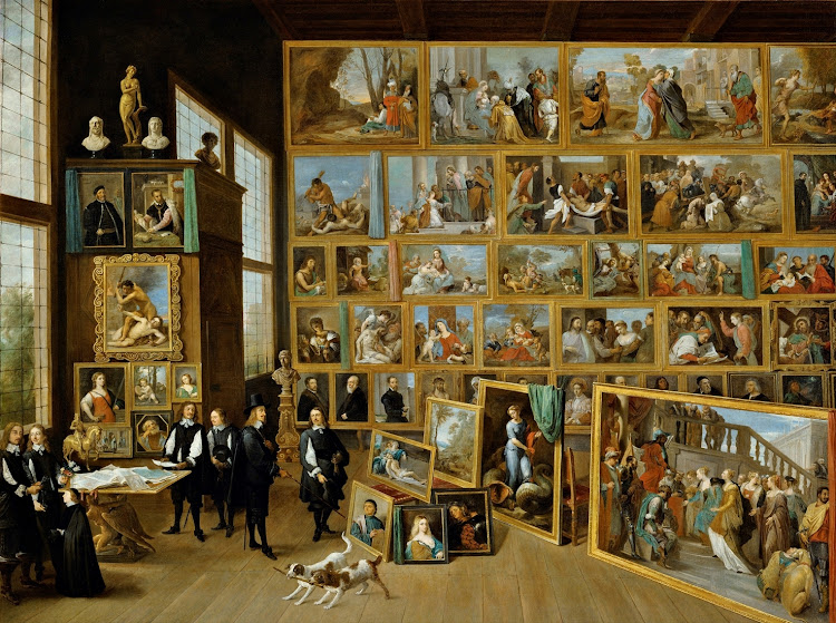 David Teniers the Younger - Archduke Leopold William in his Gallery at Brussels