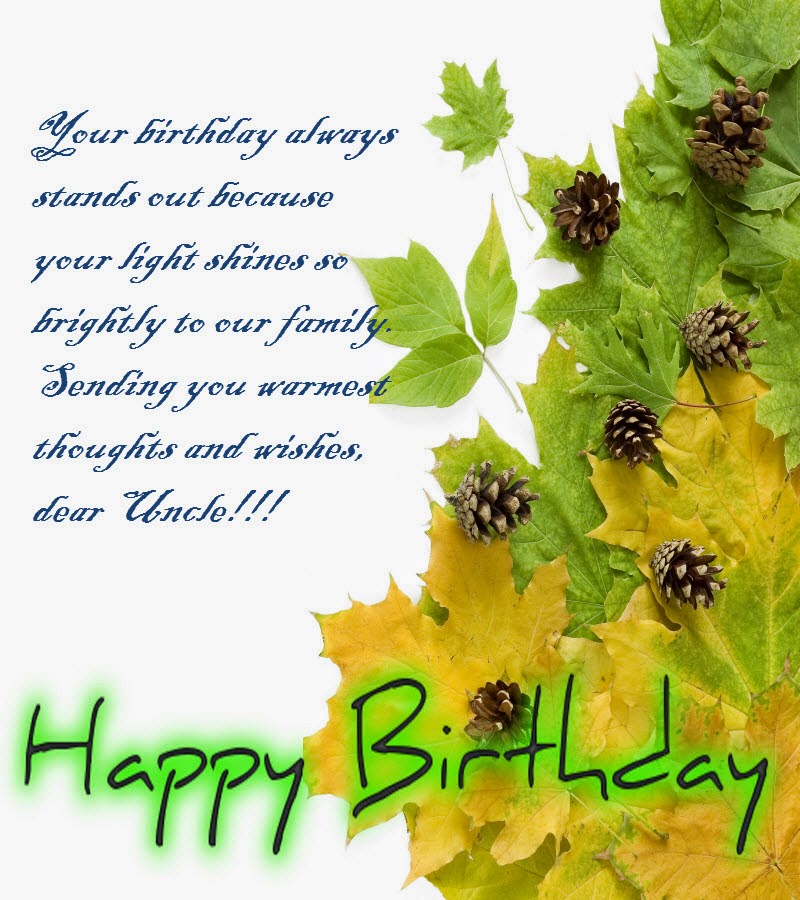 Happy Birthday Best Wishes For Uncle 2- Birthday Message and Quotes