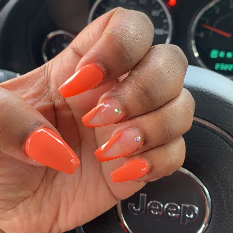 26 Of The Latest Orange And White Nail Designs To Diy Ideas In