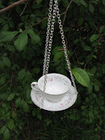 Tea Cup Bird Feeder