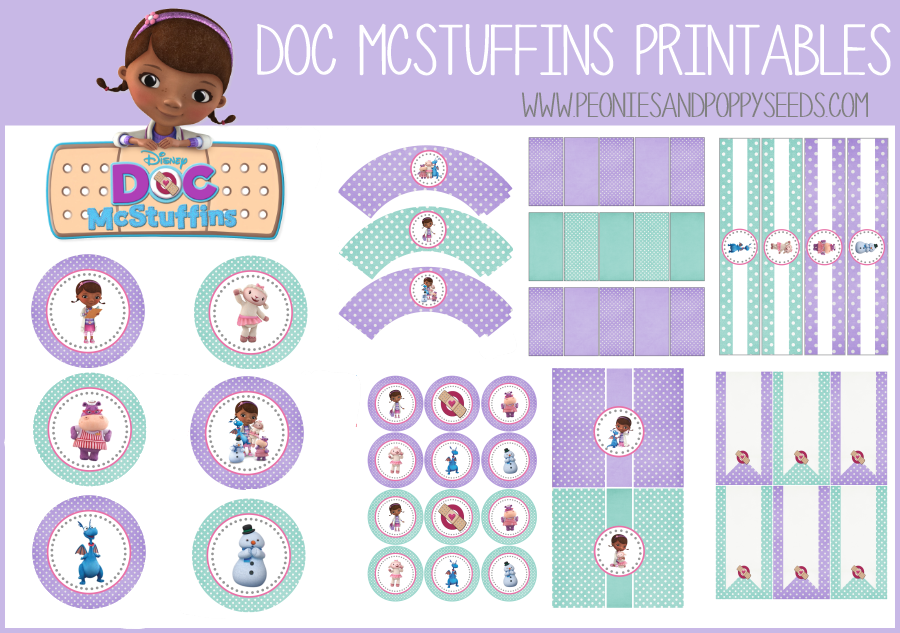 Doc McStuffins Free Printables. Oh My Fiesta! in english
