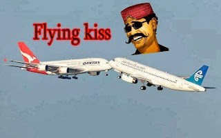 Flying kiss funny comment image