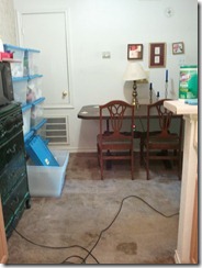 breakfast room after