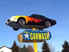 firebird on pole