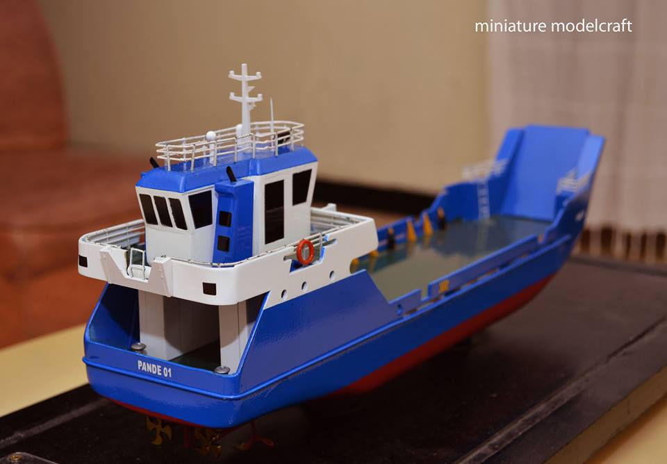 desain miniatur kapal lct pande 01 terbaru landing craft tank pt pande astika dharma bali samarinda indonesia