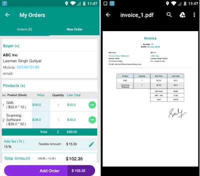 invoice and receipt generator app