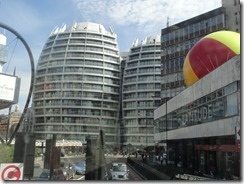 Bezier Apartments on Old Street reminds us of beer kegs