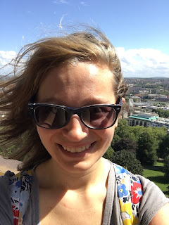 me at the top of Cabot Tower