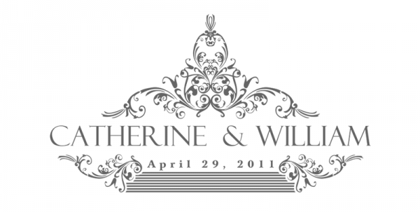 Unofficial Contest Wedding Monogram for Prince William and Kate