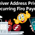 Receiver Address Privacy for Recurring Firo Payments | Firo Coin Wallet