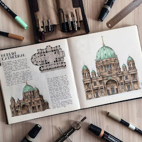 07-Germany-Berlin-Cathedral-Oğuzhan-Çengel-European-Heritage-Architectural-Drawings-www-designstack-co