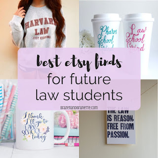 Whether you're buying it for yourself to celebrate getting in to law school or surviving it so far, or if you need a present idea, these are the perfect items for law students. Law school gift ideas. Law student gifts. Law school graduation gifts. | brazenandbrunette.com