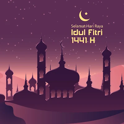 kumpulan kartu ucapan selamat hari raya idul fitri 1441 h