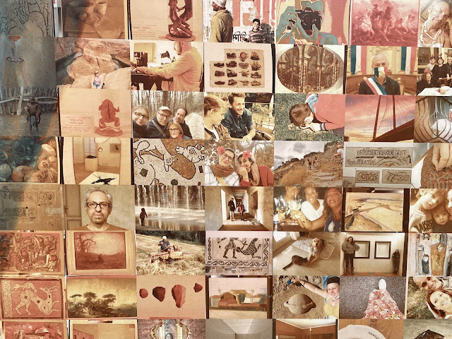 Dettaglio murales facciata laterale del Palazzo dei Musei a Reggio Emilia, foto di Monica Galeotti.