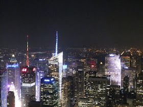 du haut de l'Empire State Building New York