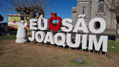 Letreiro turístico de São Joaquim