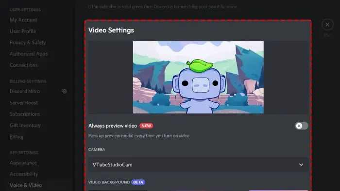 Cara menambahkan latar belakang video di Discord