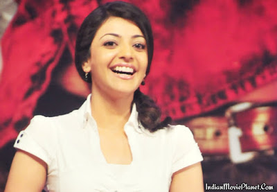 Kajal agarwal white shirt jeans images wallpapers