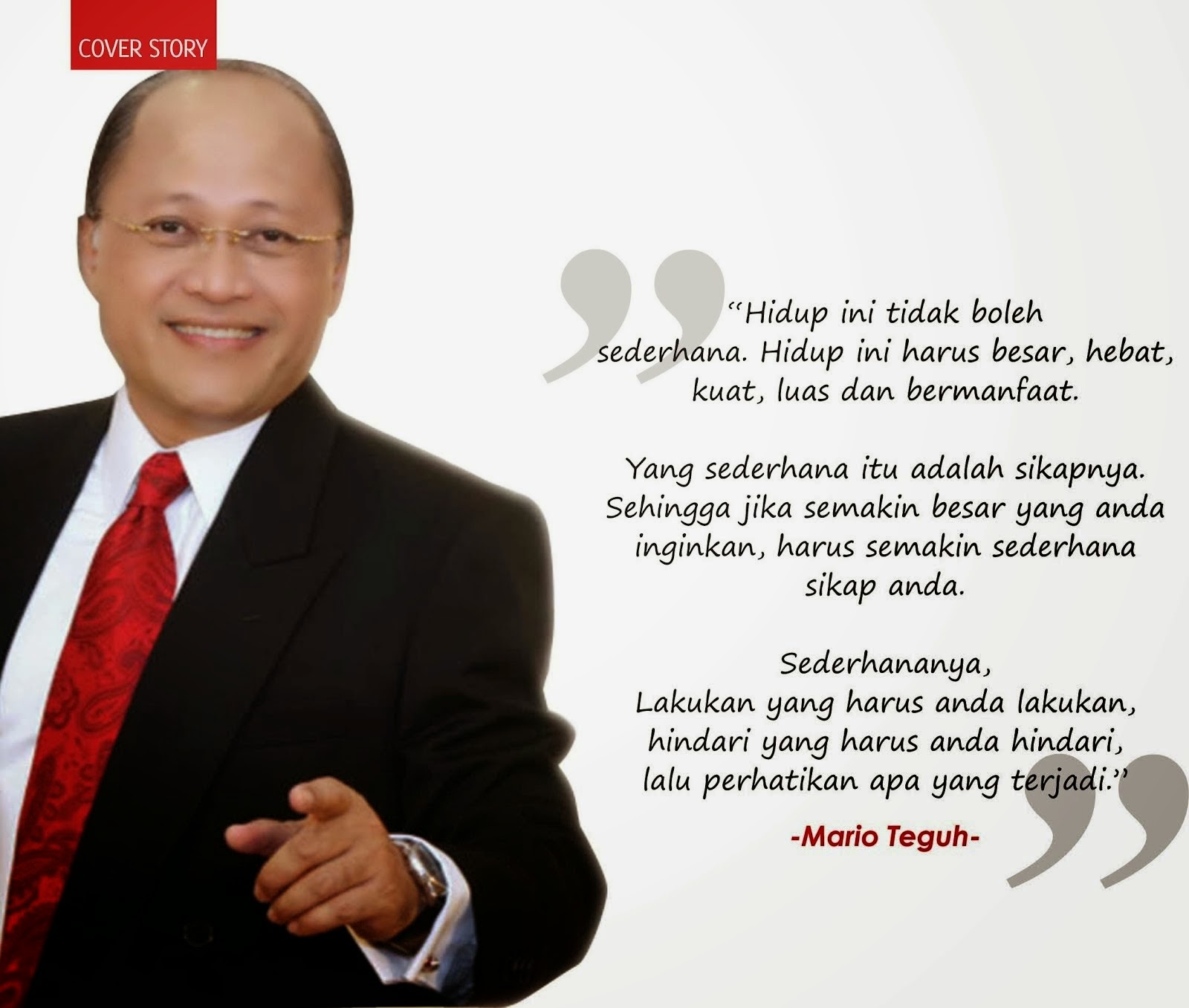 Kata Kata Motivasi Mario Teguh Kata Bijak Inspirasi