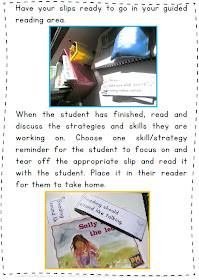 Guided Reading Reminder/Help Slips Clever Classroom