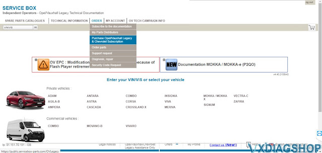 Install Tech2win in PSA Service Box 2