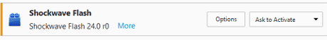shockwave flash firefox