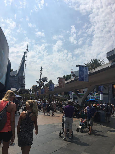 Tomorrowland Old Peoplemover Tracks Disneyland