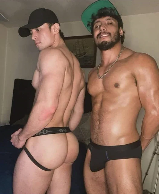 Men in Supporter Underwear
