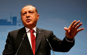 Erdogan explica em Hamburgo: o clima do planeta era secundário, essencial era  - e segue sendo - tirar dinheiro dos EUA e dos "ricos".
