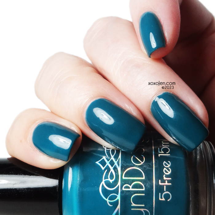 xoxoJen's swatch of LynB Designs Teal Me No Lies