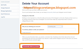 Cara Menonaktifkan Akun Instagram