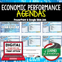 Economics Agendas for Organizing Secondary Classrooms