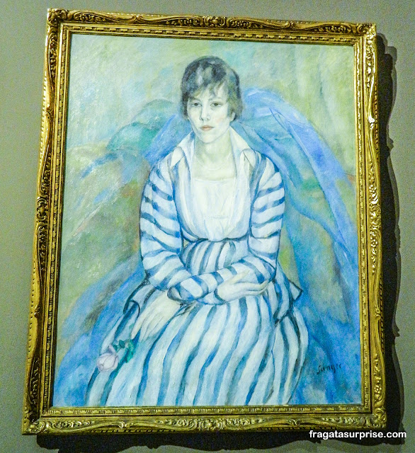 Retrato de Maria Llimona, de Joaquim Sunyer, no Museu Nacional de Arte da Catalunha (1917)