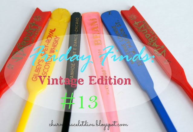 Vintage swizzle stick spoons