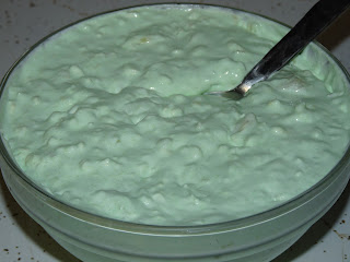 lime cottage cheese fluff