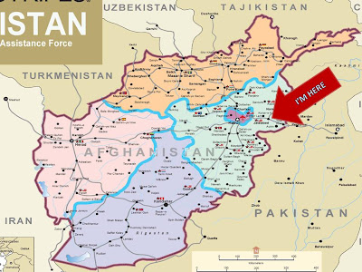 map of afghanistan region. atlas-style region map