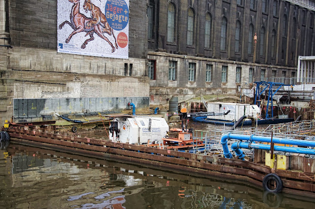 Baustelle Empfangsgebäude für die Museumsinsel, Pergamon Museum, Am Kupfergraben, Bodestraße 1-3, 10178 Berlin, 10.12.2013