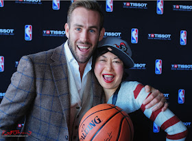 Shaun Birley and Vivienne Shui at the TISSOT NBA Finals Party Sydney - Photography by Kent Johnson.