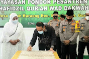 Diakhir Tugas Sebagai Kapolda Sulsel, Irjen Pol Mas Guntur Laupe Bangun Rumah Tahfidz Quran di Kabupaten Gowa 