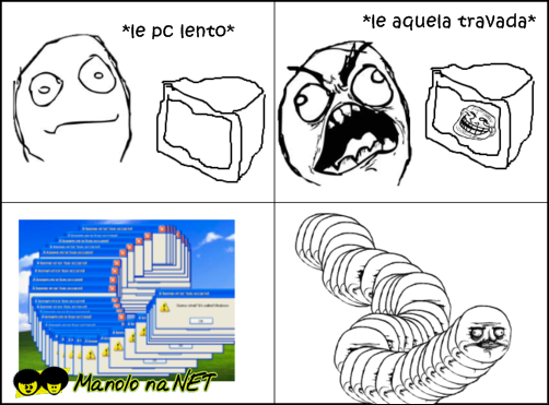 pc travado