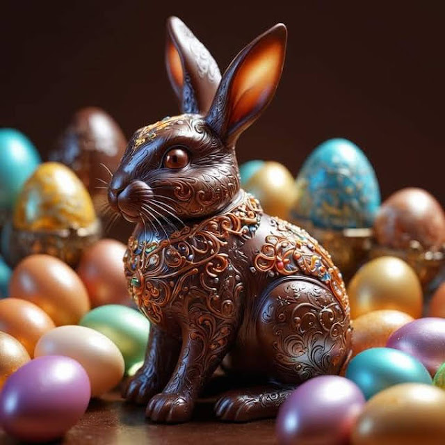 Σοκολατένια - πασχαλινά αυγά / Chocolate Easter eggs