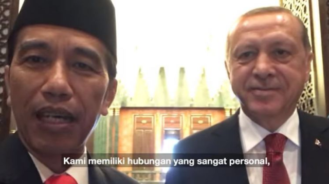 Ini Video Vlog Jokowi Bareng Erdogan